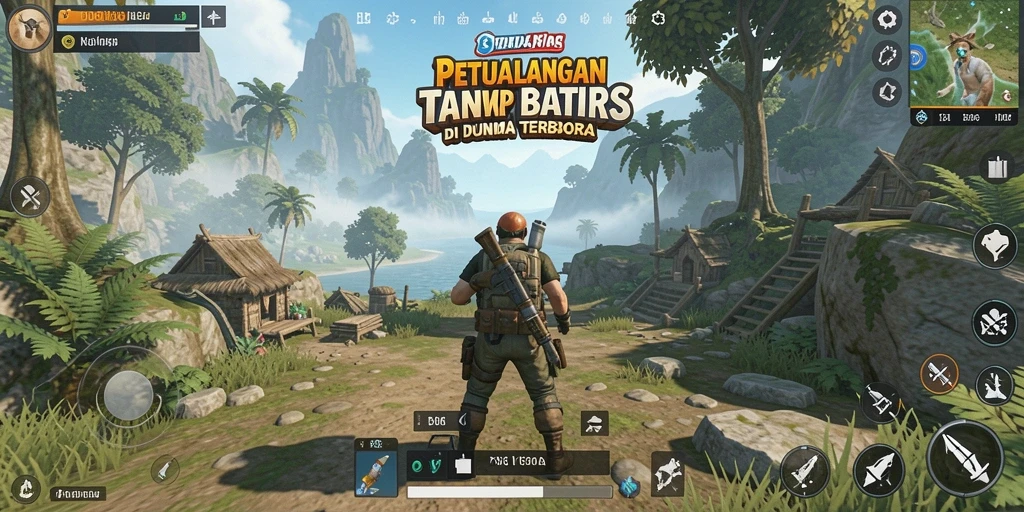 Tangkapan layar D06 menunjukkan gameplay di dunia terbuka yang luas.