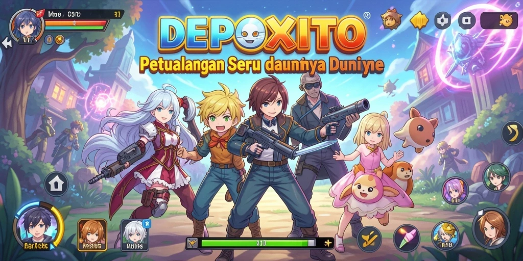Tampilan memukau dari gameplay DEPOXITO yang penuh petualangan.