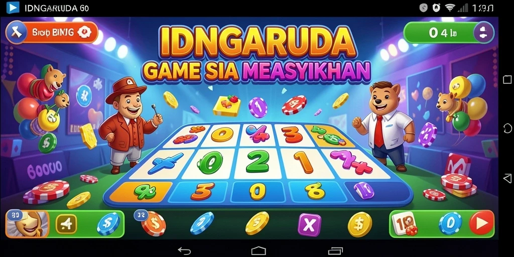 Screenshot gameplay IDNGARUDA yang menampilkan keseruan Bingo.