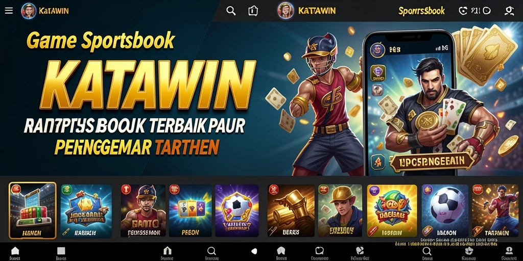Tampilan gameplay taruhan olahraga yang seru dan interaktif di KATAWIN.