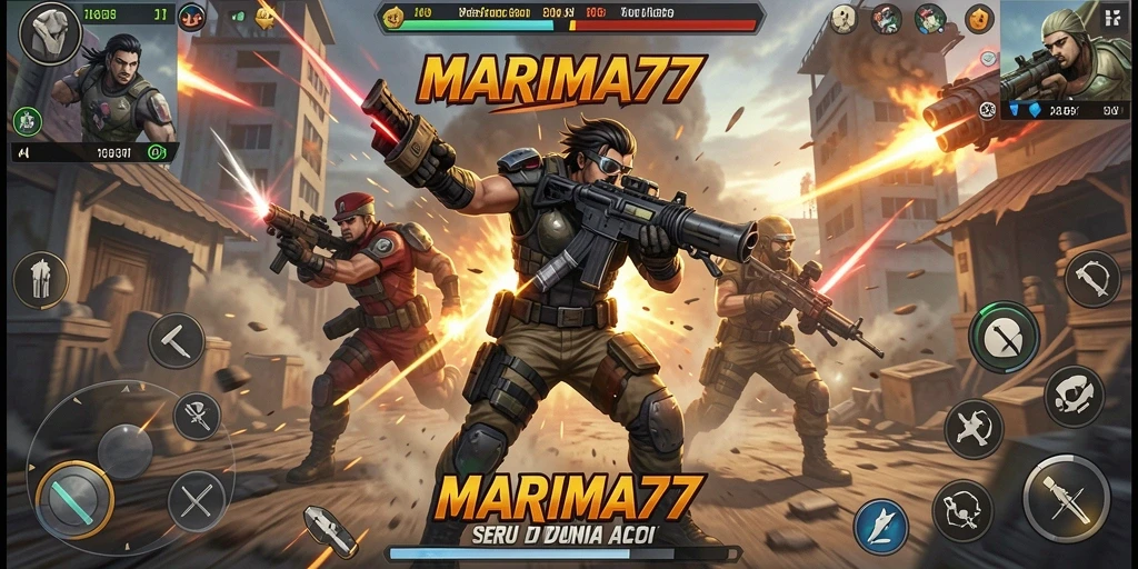 Tampilan gameplay MARIMA77 yang mendebarkan dan penuh aksi.