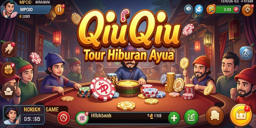 Screenshot MPOID menunjukkan gameplay yang seru dan penuh strategi QiuQiu.