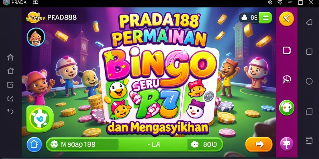 Screenshot utama PRADA188 menampilkan gameplay Bingo yang seru dan menarik.